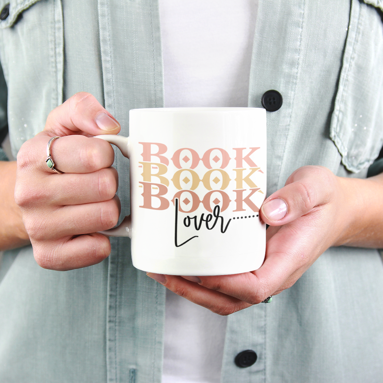 Book Lover Ceramic Mug - 11oz  for Literary Enthusiasts