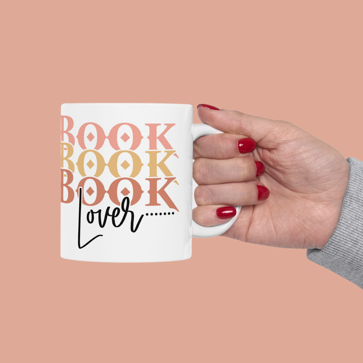 Book Lover Ceramic Mug - 11oz  for Literary Enthusiasts