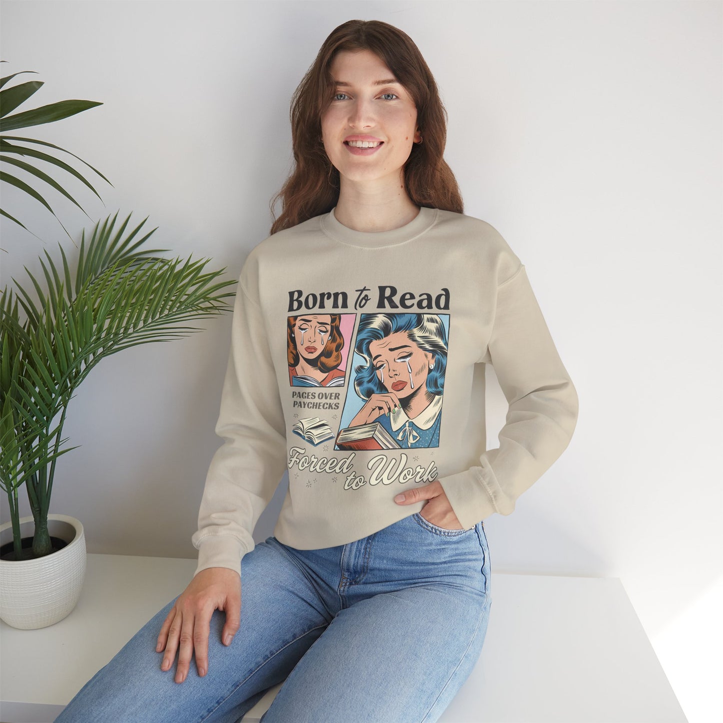 Born To Read Bookish Sweatshirt