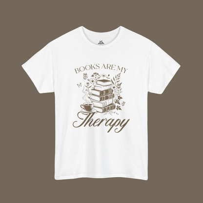 Books are my therapy T-Shirt - Perfect for Book Lovers