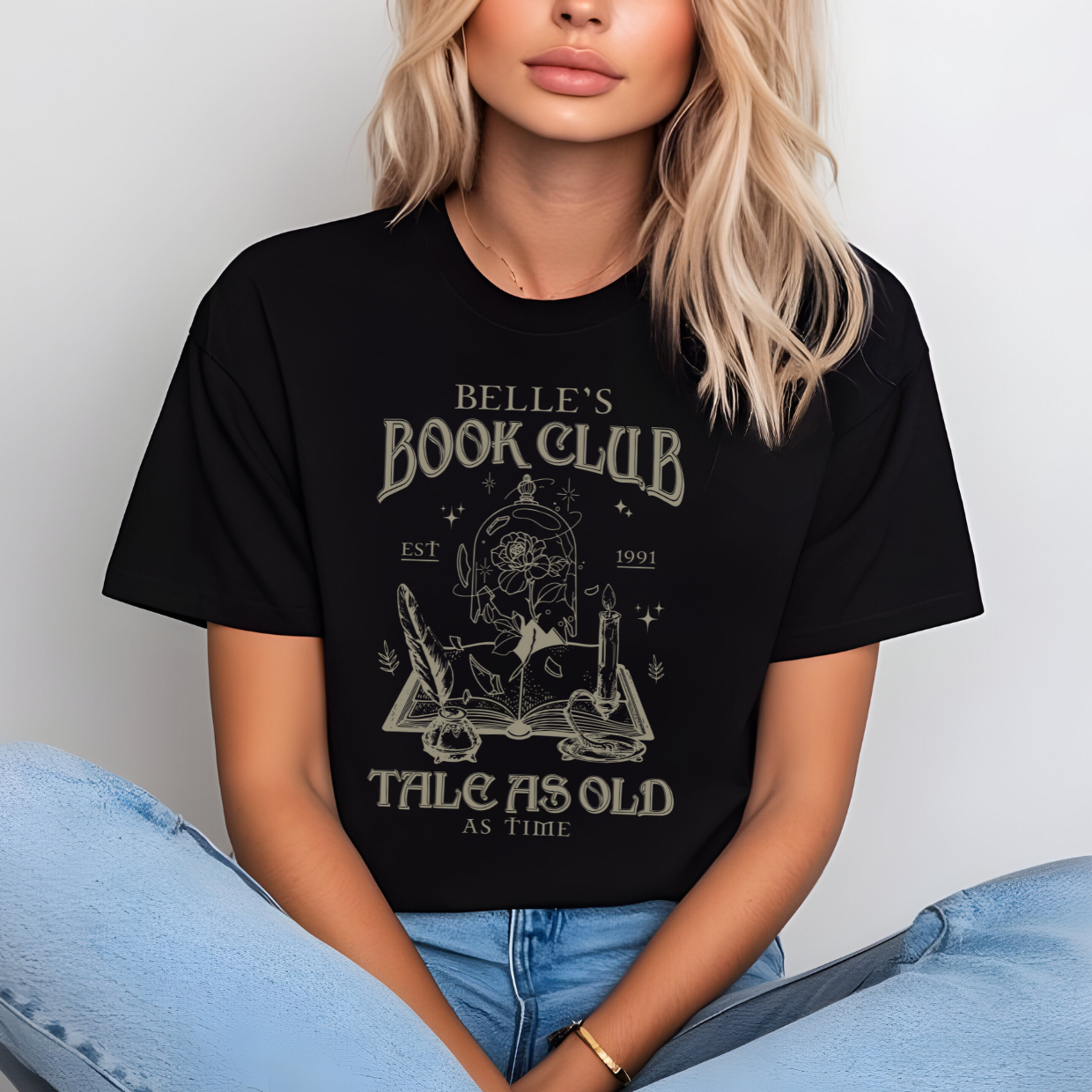 Belle's Book Club Tshirt - Gift for Reader