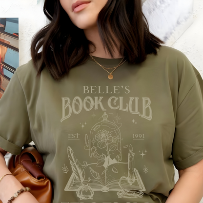 Belle's Book Club Tshirt - Gift for Reader