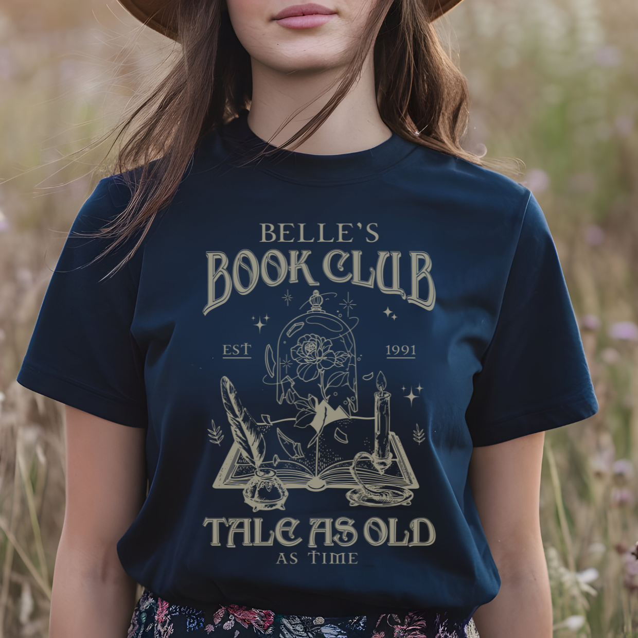 Belle's Book Club Tshirt - Gift for Reader