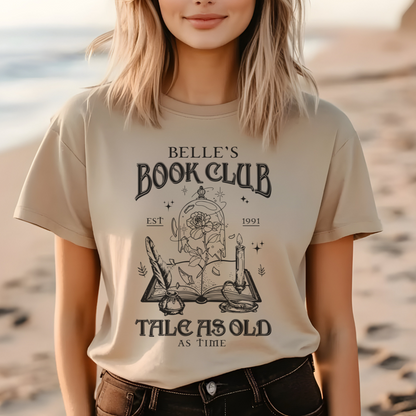 Belle's Book Club Tshirt - Gift for Reader