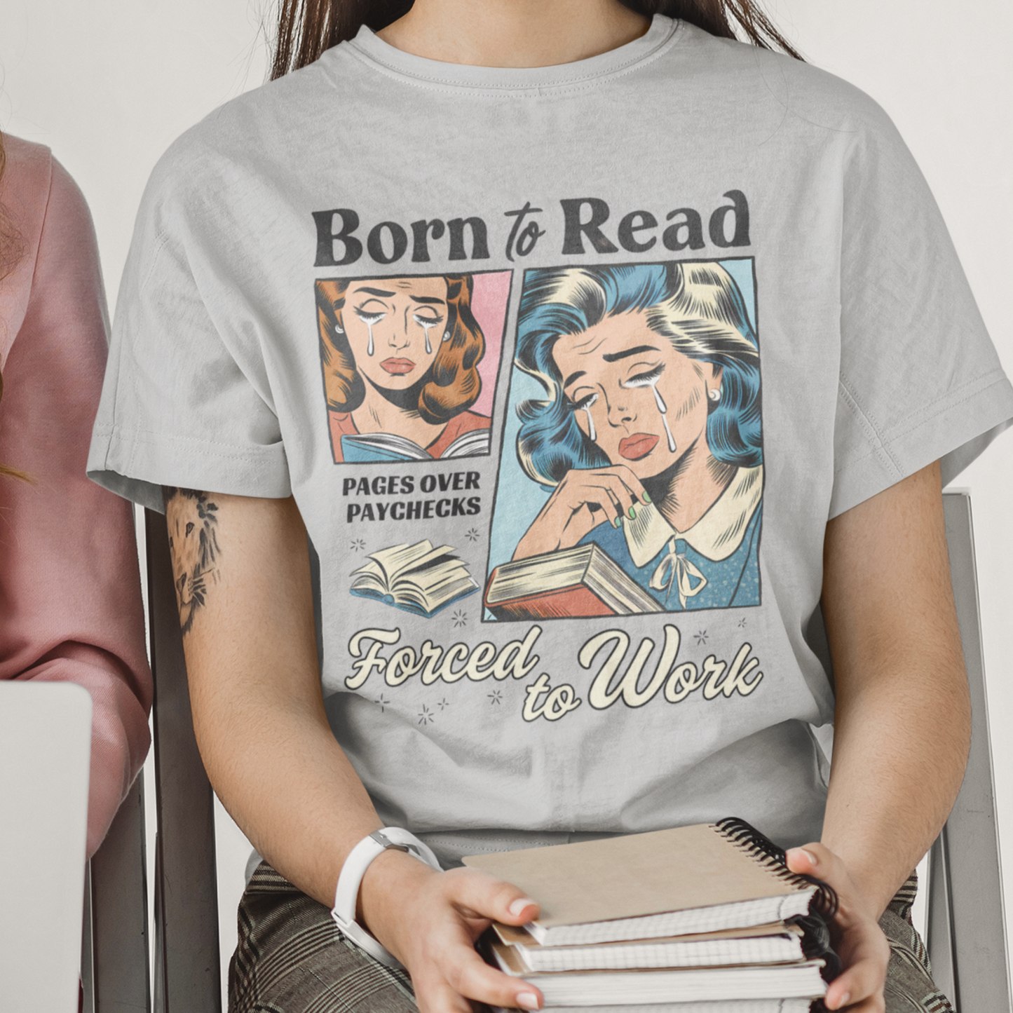 Born To Read Bookish Shirt, Funny Reader Book Addict Tee, Spicy Books Sweater, Smut Shirt, Aesthetic Womens Tshirt