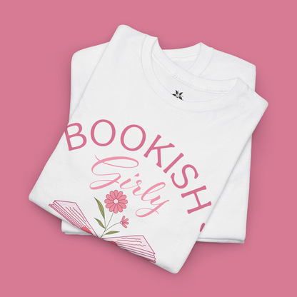 Bookish Girly T-Shirt - Perfect Gift for Book Lovers