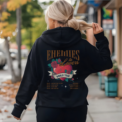 Enemies to Lovers World Tour Hoodie - Books Lover Gift