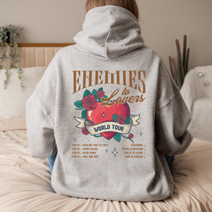 Enemies to Lovers World Tour Hoodie - Books Lover Gift