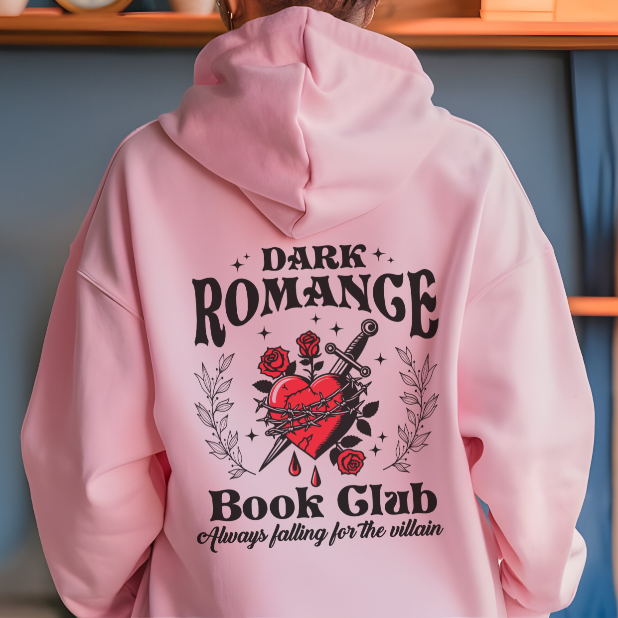 Dark Romance Book Club Unisex Hoodies, Reading Hoodies Gift