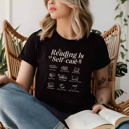 Reading Is Self-Care Shirt | Bookish Mental Health Shirt