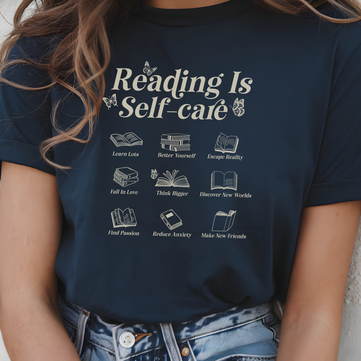 Reading Is Self-Care Shirt | Bookish Mental Health Shirt