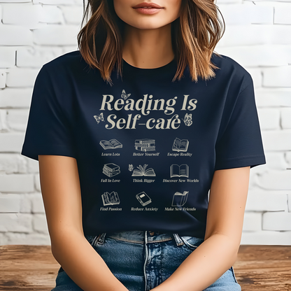 Reading Is Self-Care Shirt | Bookish Mental Health Shirt