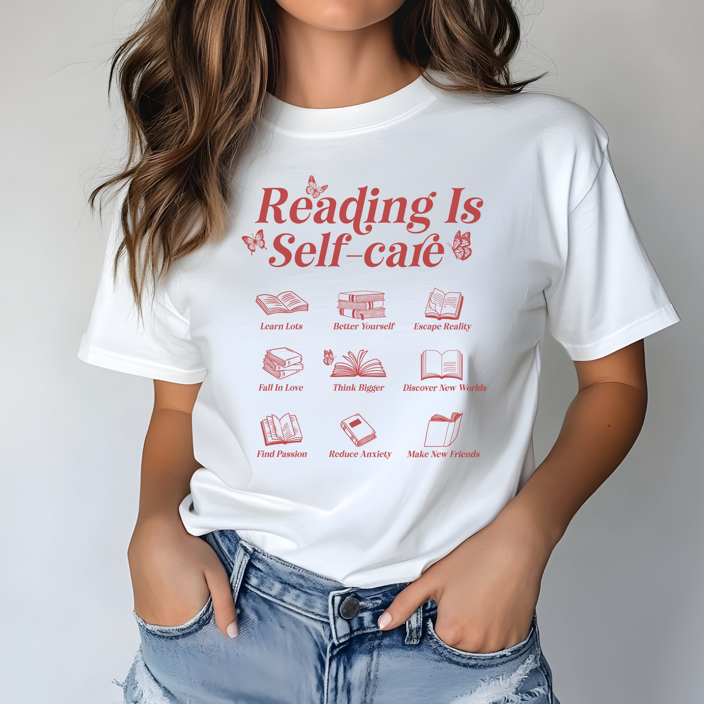 Reading Is Self-Care Shirt | Bookish Mental Health Shirt